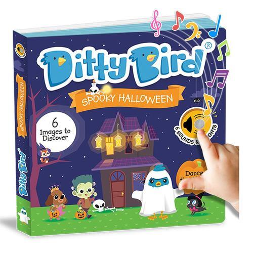 Ditty Bird Halloween Sound Book Interactive Musical for Babies and Toddlers 1- 3 Perfect Fun Gift for 1 Year Old