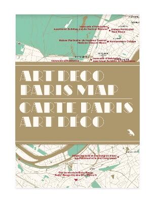 Art Deco Paris Map / Carte Paris Art Deco