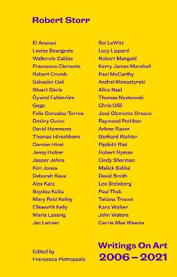 Writings on Art 2006-2021 — Robert Storr