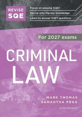 Revise SQE Criminal Law 2027