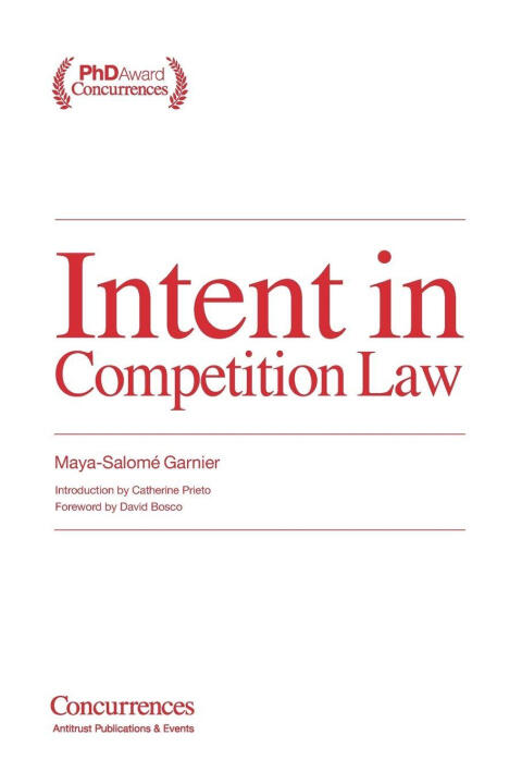 Intent in Competition Law