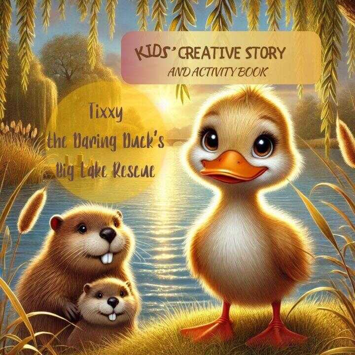 Tixxy The Daring Duck's Big Lake Rescue