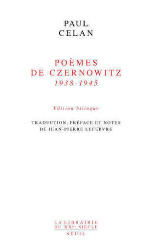 Poèmes de Czernowitz (1938-1945)