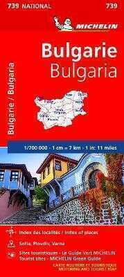 Bulgaria - Michelin National Map 739