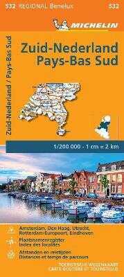 Netherlands South - Michelin Regional Map 532