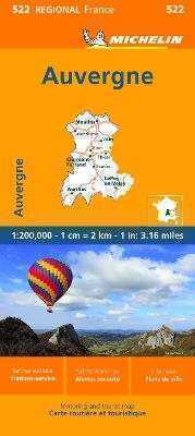 Auvergne Limousin - Michelin Regional Map 522