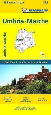 Marche & Umbria - Michelin Local Map 359