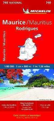 Maurice (Mauritius) - Michelin National Map 740