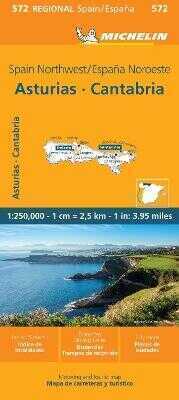 Asturias Cantabria - Michelin Regional Map 572