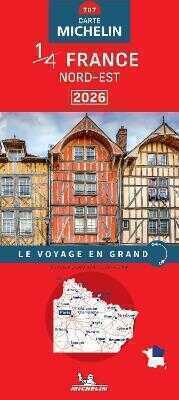Northeastern France 2026 - Michelin National Map 707