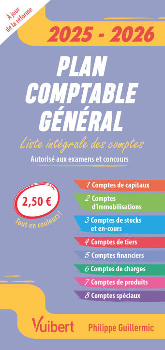 Plan comptable général 2026-2027 (autorisé aux examens et concours)