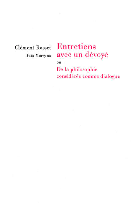Entretiens avec un dévoyé