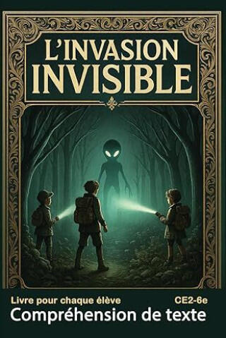Compréhension de texte Livre pour chaque élève L'Invasion InvisIble DYS CE2 CM1 CM2 6e — Luhmer