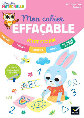 Mon cahier effaçable - Petite Section