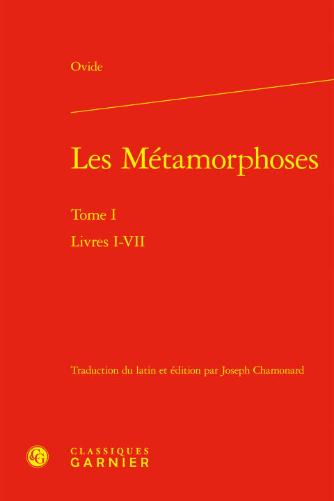 Les métamorphoses. tome i - livres i-vii