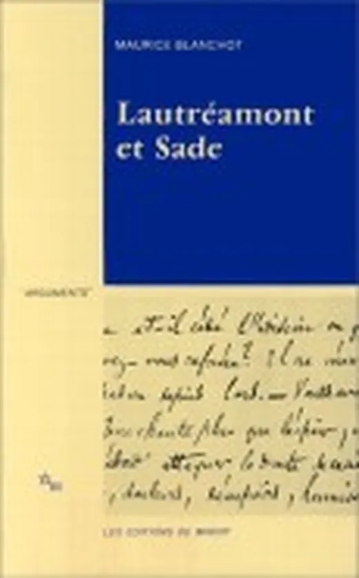 Lautréamont et Sade