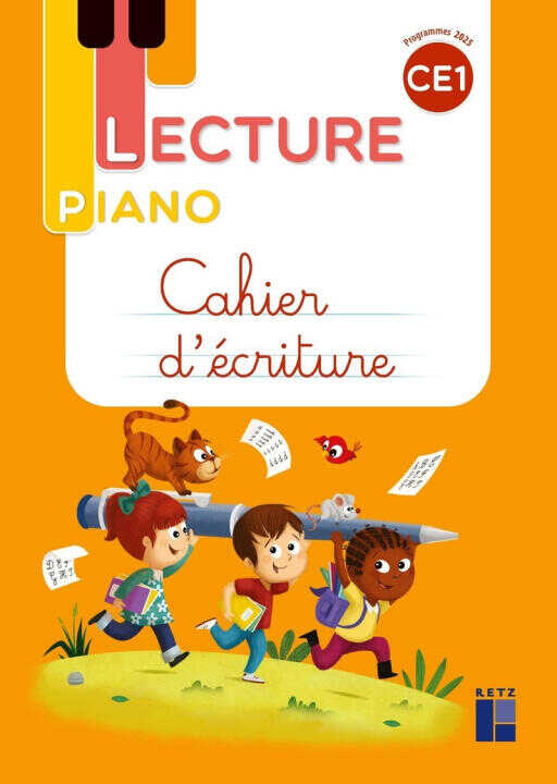 Lecture piano - Cahier d'écriture CE1 programmes 2025 — Géraldine Mat