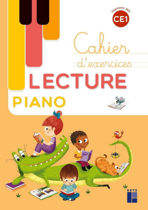 Lecture piano - Cahier CE1 programmes 2025