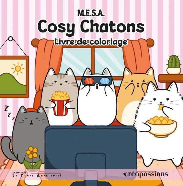 Cosy chatons - Livre de coloriage