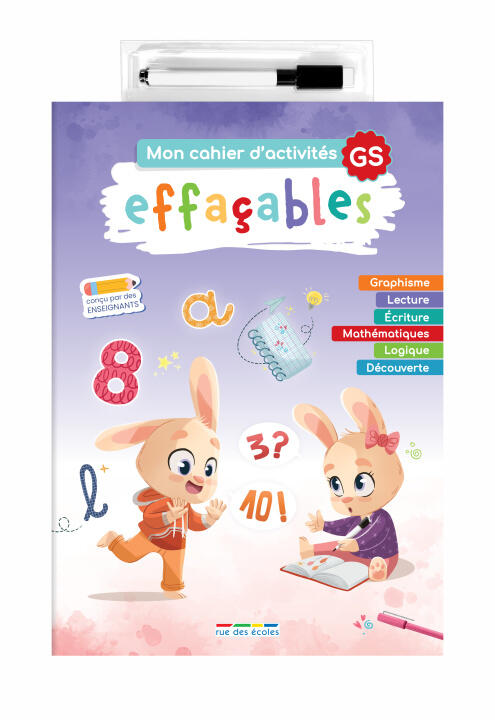 Mon cahier d'activités effaçables - Grande section — Denoël