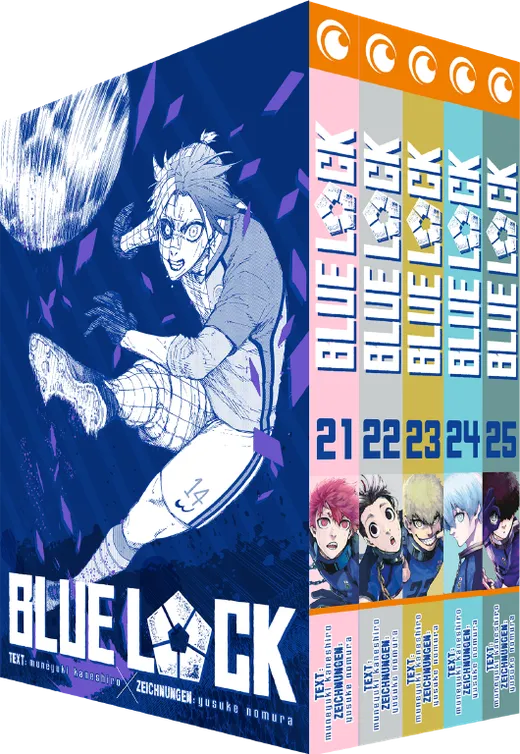 Blue Lock – Band 21-25 im Sammelschuber