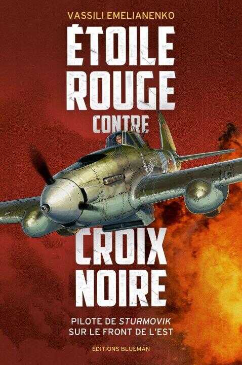 Étoile rouge contre croix noire