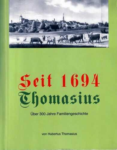 Seit 1694 Thomasius — Hubertus Thomasius