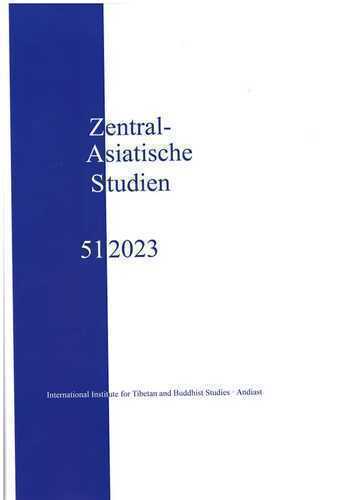 Zentralasiatische Studien 51 (2023)