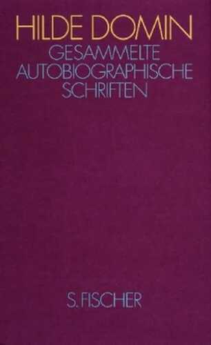 Gesammelte autobiographische Schriften