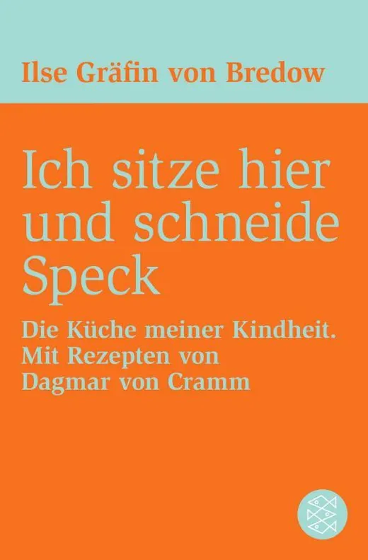 Ich sitze hier und schneide Speck