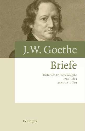 Briefe 1799 – 1800