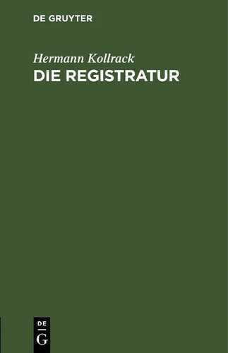 Die Registratur