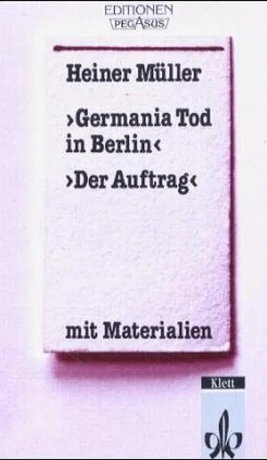 Germania Tod in Berlin. Der Auftrag