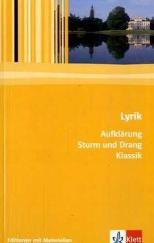 Lyrik Aufklärung/Klassik 11.-13. Klasse