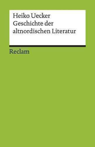 Geschichte der altnordischen Literatur