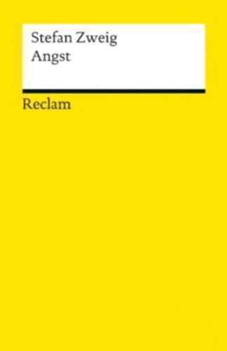 Angst: Novelle — Stefan Zweig