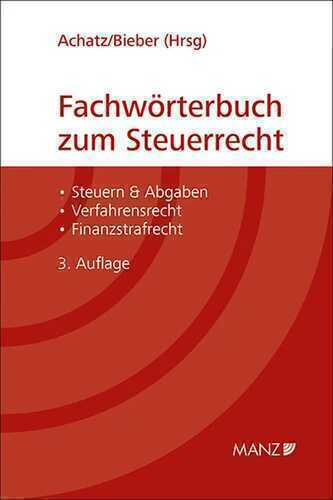 Fachwörterbuch zum Steuerrecht