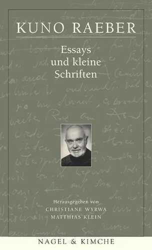 Essays und kleine Schriften
