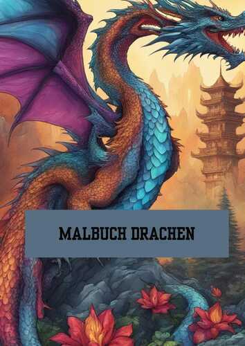 Bilderbuch / Malbuch Drachen