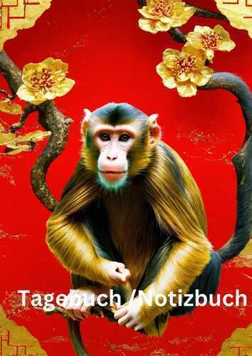 Tagebuch / Notizbuch Chinesische Tierkreis Affe