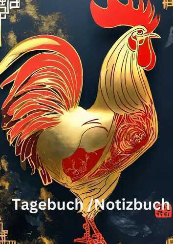 Tagebuch / Notizbuch Chinesische Tierkreis Hahn