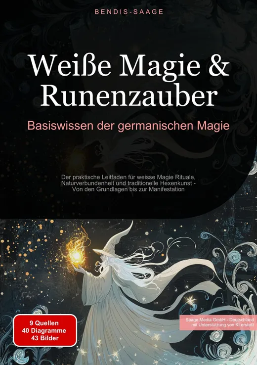 Weiße Magie & Runenzauber: Basiswissen der germanischen Magie — Bendis A. I. Saage - Deutschland
