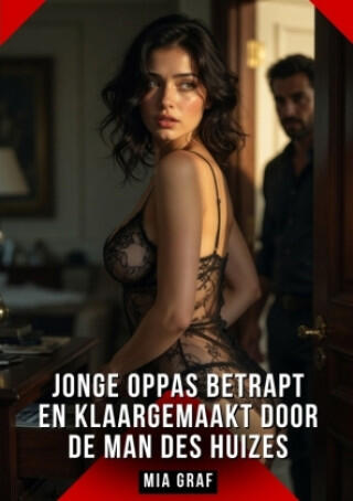 Jonge oppas betrapt en klaargemaakt door de man des huizes
