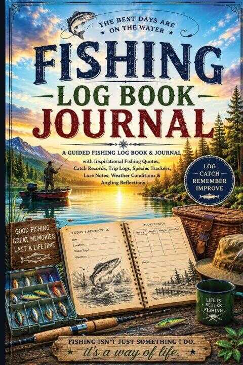 Fishing Log Book Journal
