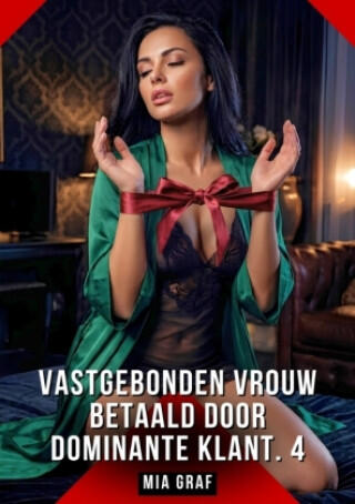 Vastgebonden vrouw betaald door dominante klant. 4