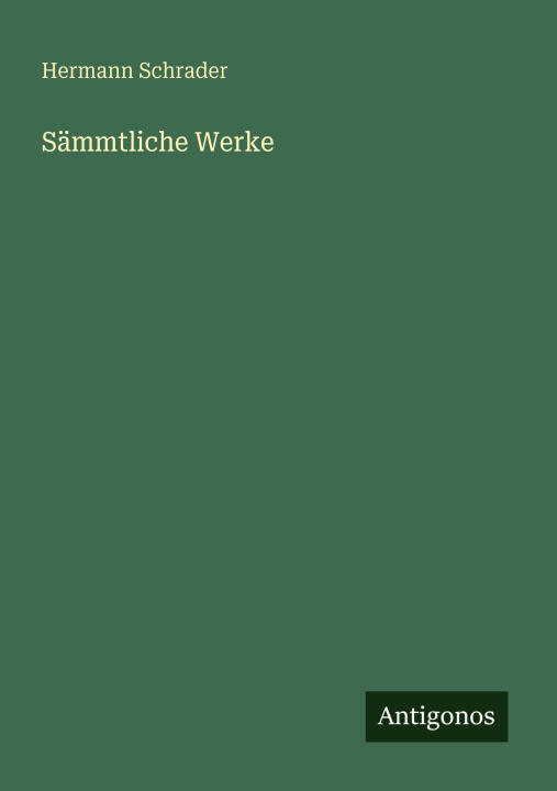 Sämmtliche Werke