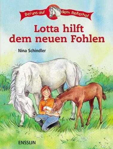 Lotta hilft dem neuen Fohlen