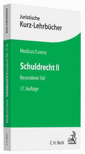 Schuldrecht II — Dieter Medicus