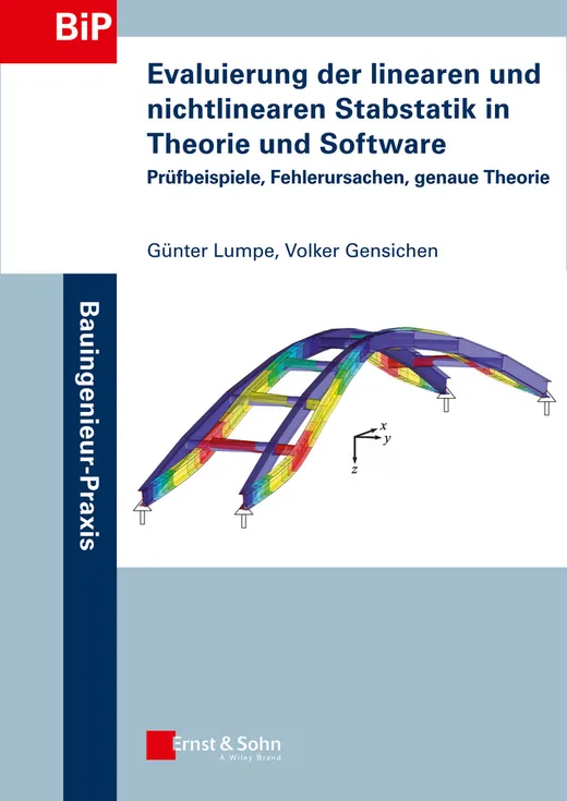 Evaluierung der linearen und nichtlinearen Stabstatik in Theorie und Software - Prufbeispiele, Fehlerursachen, genaue Theorie