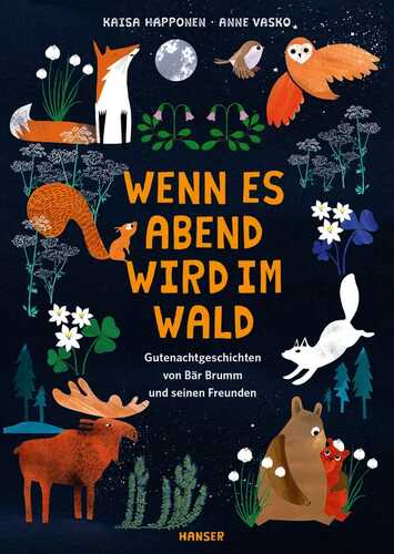 Wenn es Abend wird im Wald